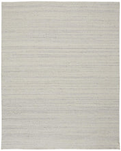 4' X 6' Ivory Wool Hand Woven Stain Resistant Area Rug