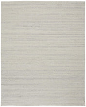 4' X 6' Ivory Wool Hand Woven Stain Resistant Area Rug