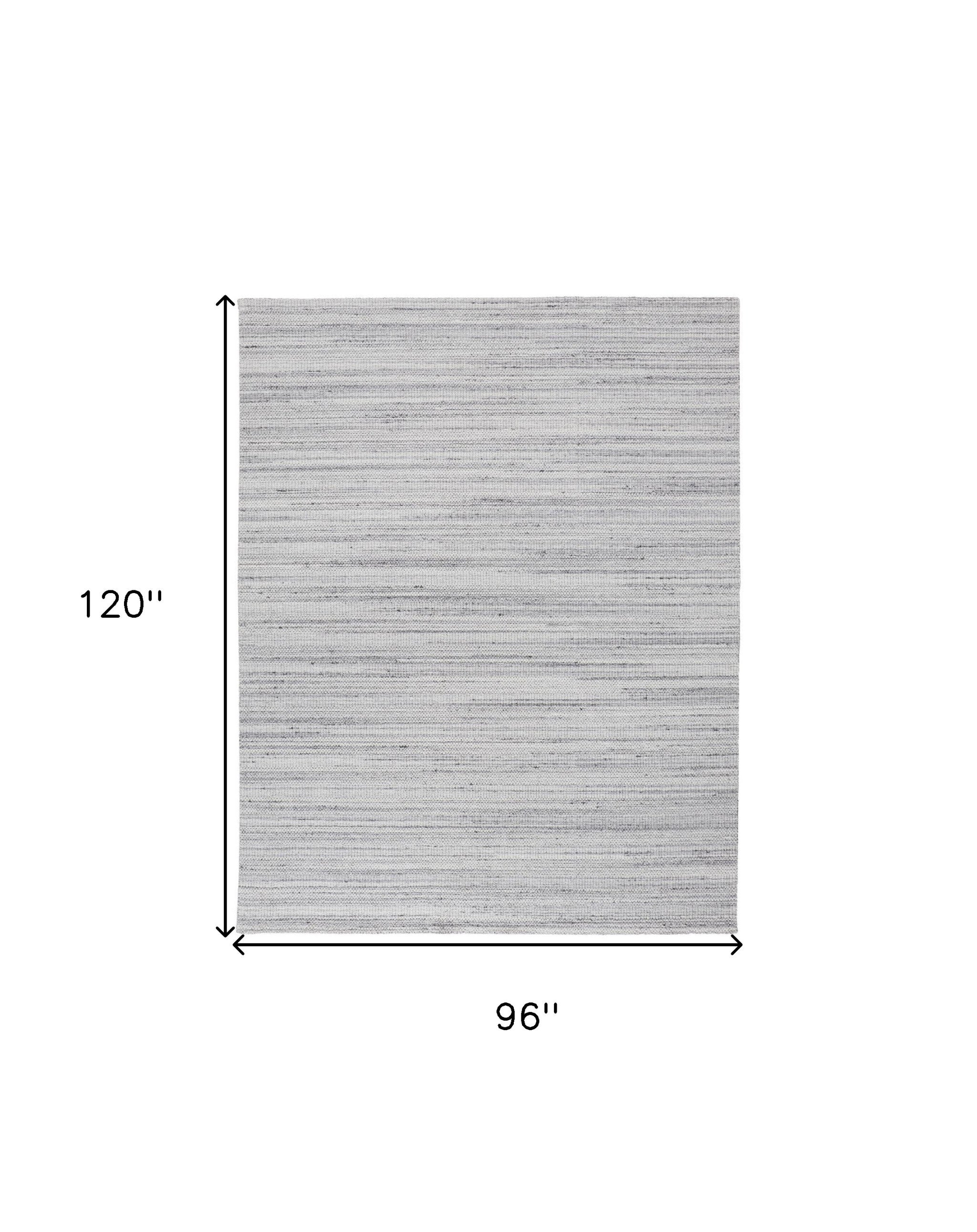 4' X 6' Ivory Wool Hand Woven Stain Resistant Area Rug