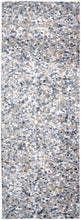4' X 6' Taupe Tan And Orange Abstract Stain Resistant Area Rug