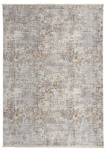4' X 6' Ivory Tan And Taupe Abstract Stain Resistant Area Rug