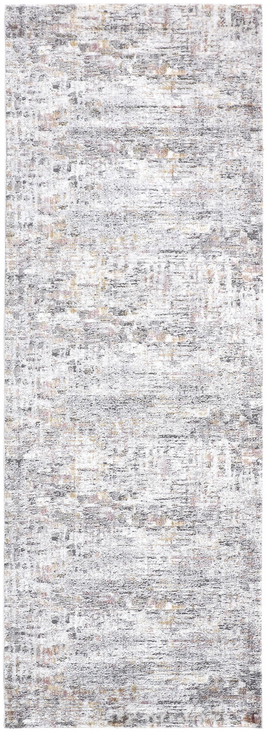 4' X 6' Ivory Tan And Taupe Abstract Stain Resistant Area Rug