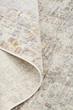 4' X 6' Ivory Tan And Taupe Abstract Stain Resistant Area Rug