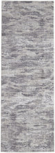 4' X 6' Tan Taupe And Gray Abstract Power Loom Distressed Stain Resistant Area Rug