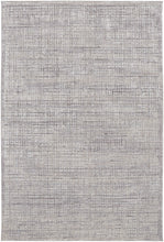 4' X 6' Taupe And Ivory Plaid Power Loom Distressed Stain Resistant Area Rug