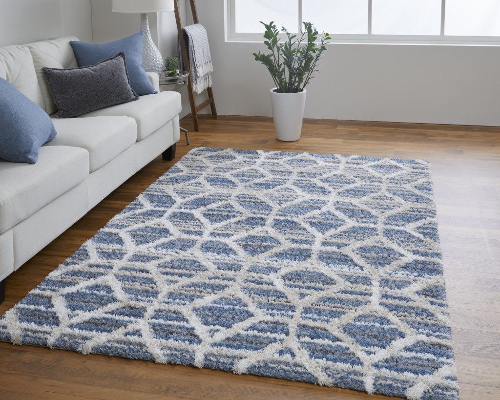 4' X 6' Tan Taupe And Ivory Geometric Power Loom Stain Resistant Area Rug
