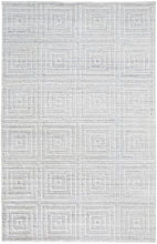4' X 6' Gray And Silver Striped Hand Woven Area Rug