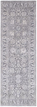 8' X 10' Taupe And Ivory Floral Power Loom Area Rug