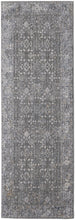 8' X 10' Taupe Gray And Orange Floral Power Loom Area Rug