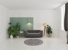 8' X 10' Gray Taupe And Pink Floral Power Loom Area Rug