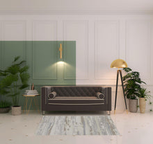 4' X 6' Brown And Ivory Abstract Power Loom Distressed Stain Resistant Area Rug