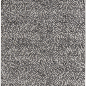 4' X 6' Gray Taupe And Ivory Abstract Power Loom Stain Resistant Area Rug
