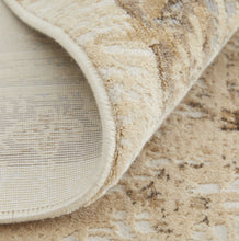 9' X 12' Tan Brown And Gray Power Loom Distressed Area Rug