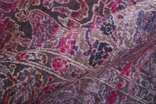 4' X 6' Pink And Purple Floral Power Loom Area Rug
