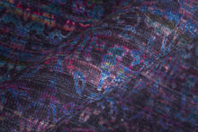 4' X 6' Blue And Purple Striped Power Loom Area Rug