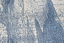 10' X 13' Blue And Ivory Stain Resistant Area Rug