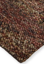 10' X 13' Gray Taupe And Black Wool Hand Woven Stain Resistant Area Rug