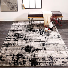 Black White And Gray Area Rug - 9' x 12'