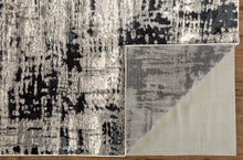 Black White And Gray Area Rug - 9' x 12'