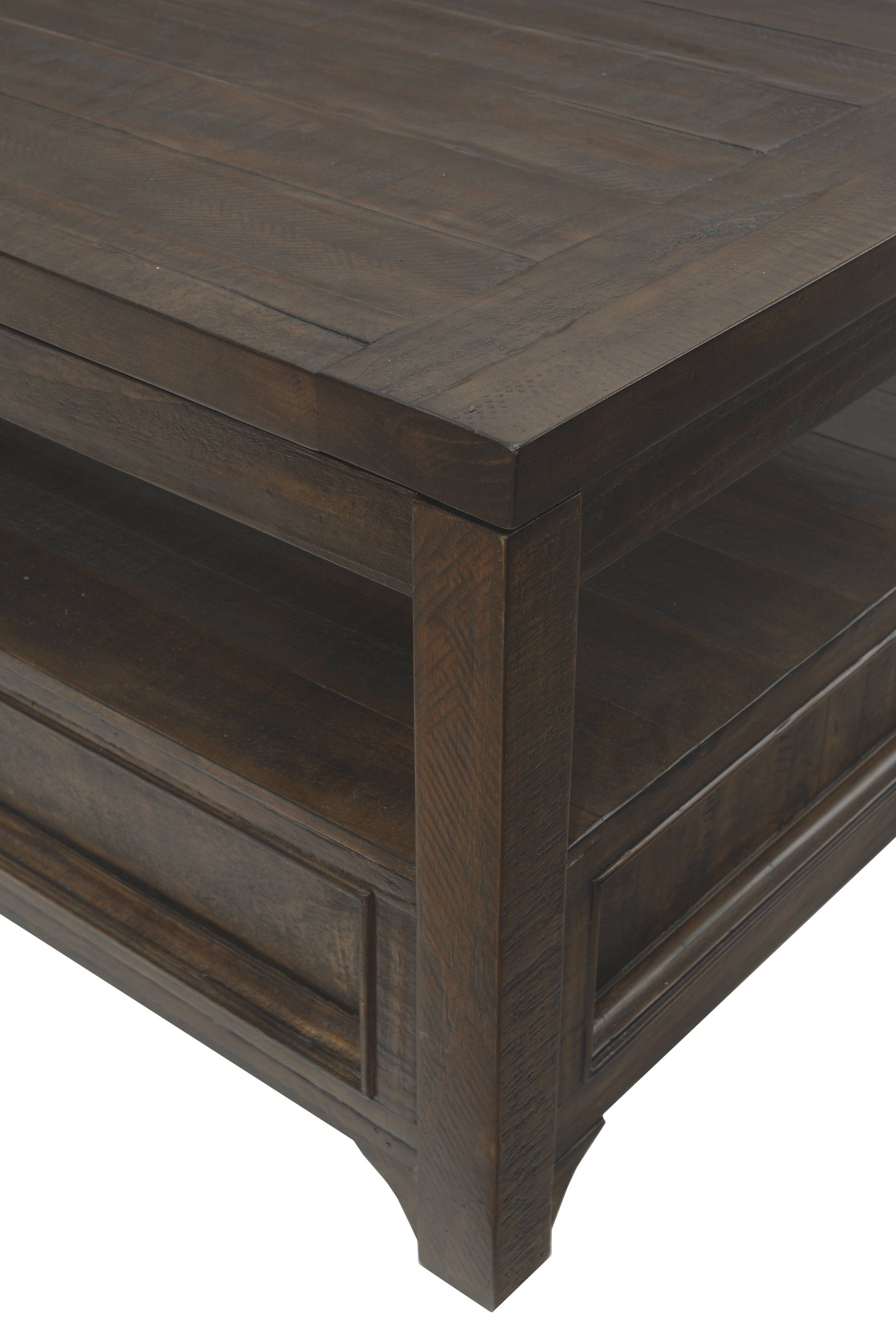 48" Dark Mocha Solid Wood Rectangular Lift Top Storage Coffee Table
