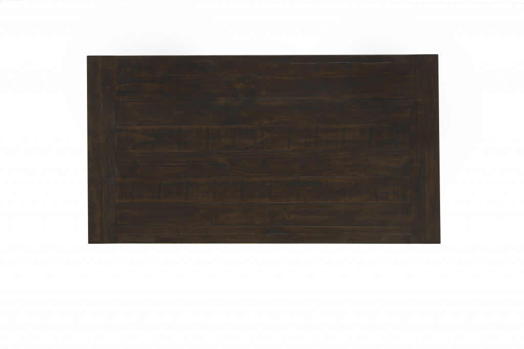 48" Dark Mocha Solid Wood Rectangular Lift Top Storage Coffee Table