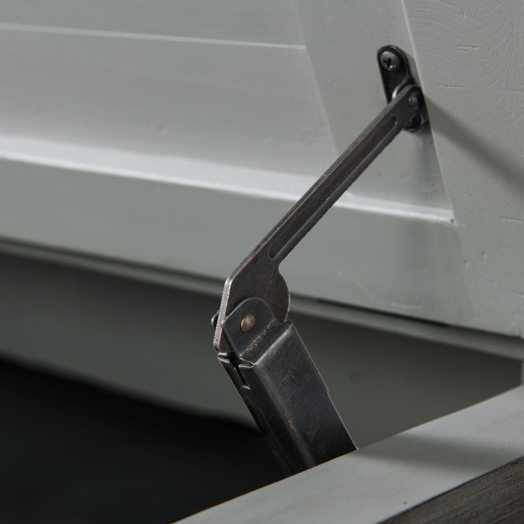 48" Dove Grey Solid Wood Rectangular Lift Top Storage Coffee Table