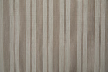 2' X 3' Ivory And Taupe Striped Dhurrie Hand Woven Stain Resistant Area Rug