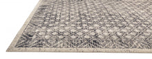 2' X 3' Ivory Black And Taupe Abstract Stain Resistant Area Rug