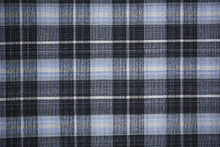 2' X 3' Black Blue And White Abstract Hand Woven Stain Resistant Area Rug