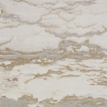 2' X 3' Ivory Tan And Gray Abstract Stain Resistant Area Rug