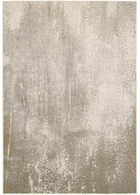 2' X 3' Ivory Gray And Gold Abstract Stain Resistant Area Rug