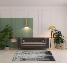 5' X 7' Gray Abstract Area Rug