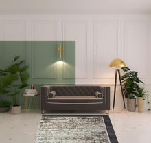 4' X 6' Beige Abstract Distressed Area Rug