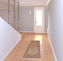 2' X 6' Brown Southwestern Runner Rug