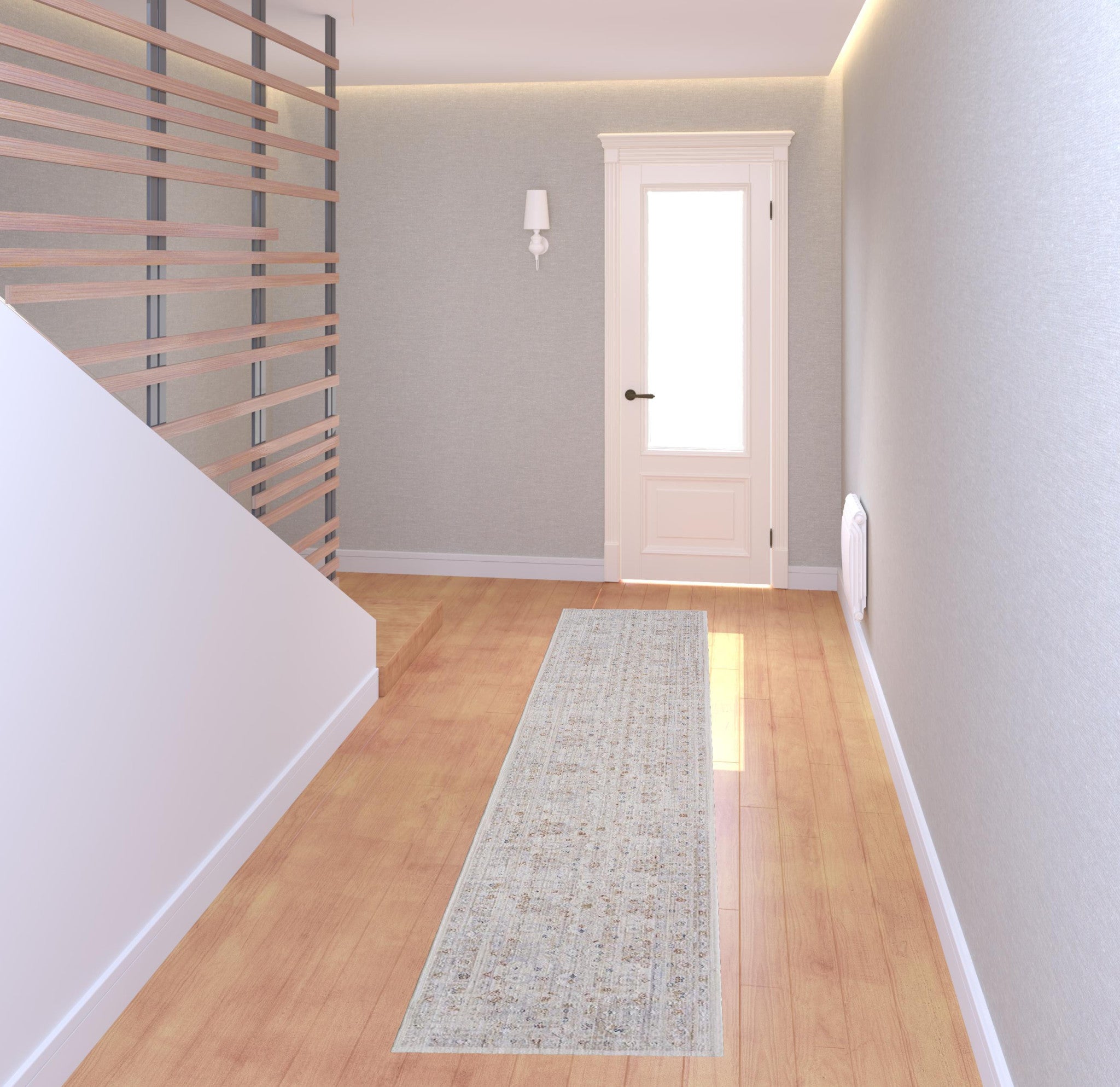 2' X 3' Beige Oriental Area Rug