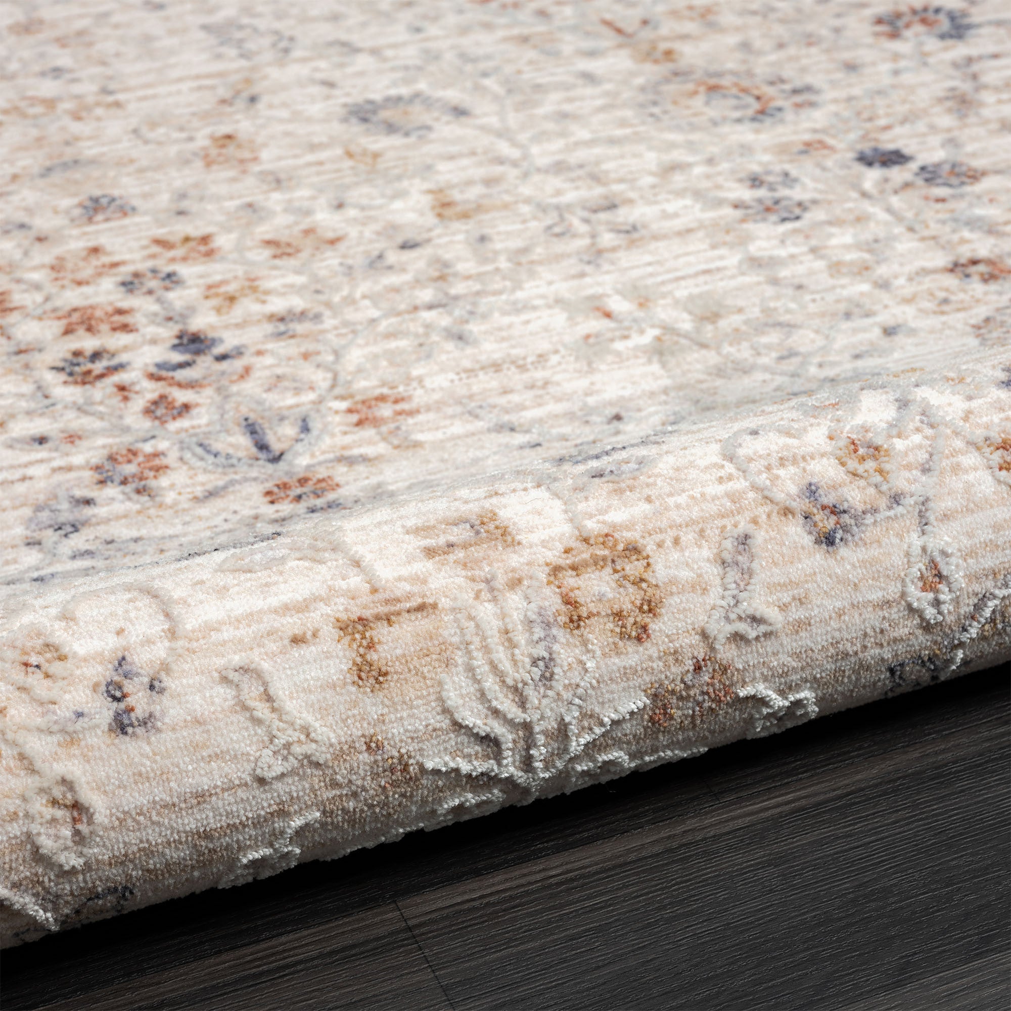 2' X 3' Red Floral Area Rug