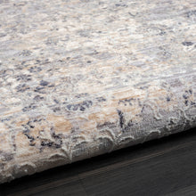 2' X 3' Gray Floral Area Rug