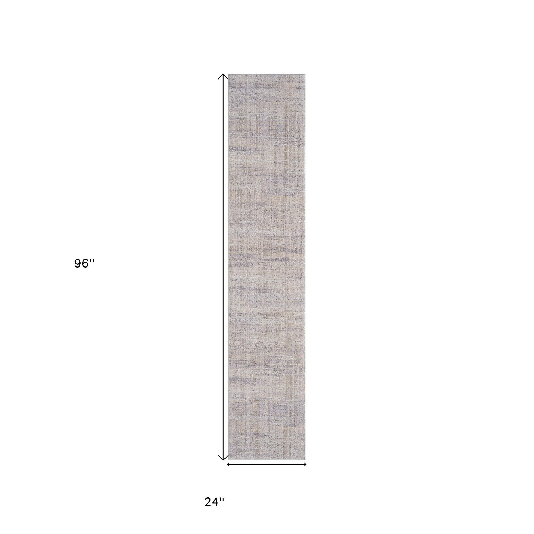 2' X 3' Gray Abstract Area Rug
