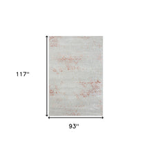 Pink Floral Area Rug - 5' x 7'