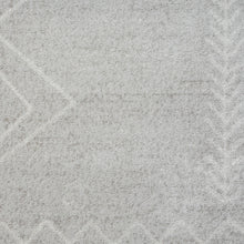 5' X 7' Cream Diamond Area Rug