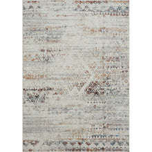 5' X 7' Ivory Tribal Distressed Washable Area Rug