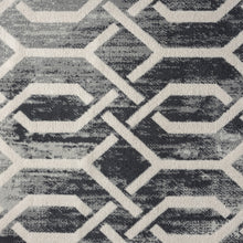 5' X 7' Gray Geometric Area Rug