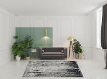 5' X 7' Gray Abstract Area Rug