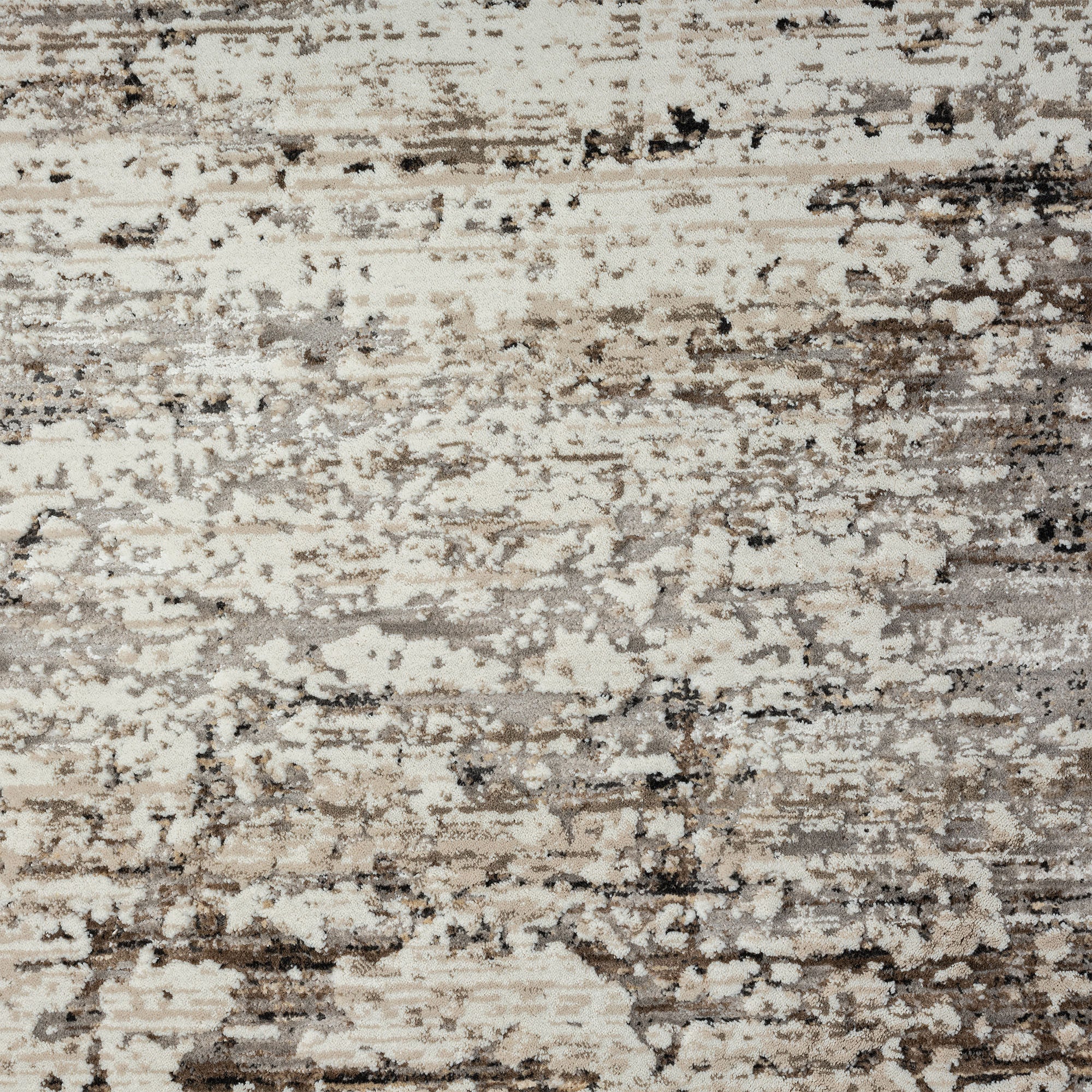 4' X 6' Beige Abstract Distressed Area Rug