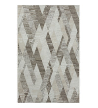 4' X 6' Gray Geometric Area Rug