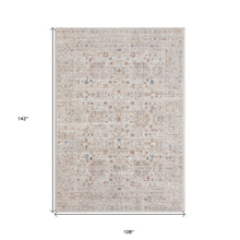 2' X 3' Beige Oriental Area Rug