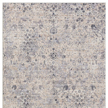 2' X 3' Gray Floral Area Rug