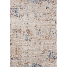 2' X 3' Ivory And Blue Abstract Area Rug