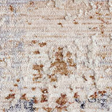 2' X 3' Ivory And Blue Abstract Area Rug