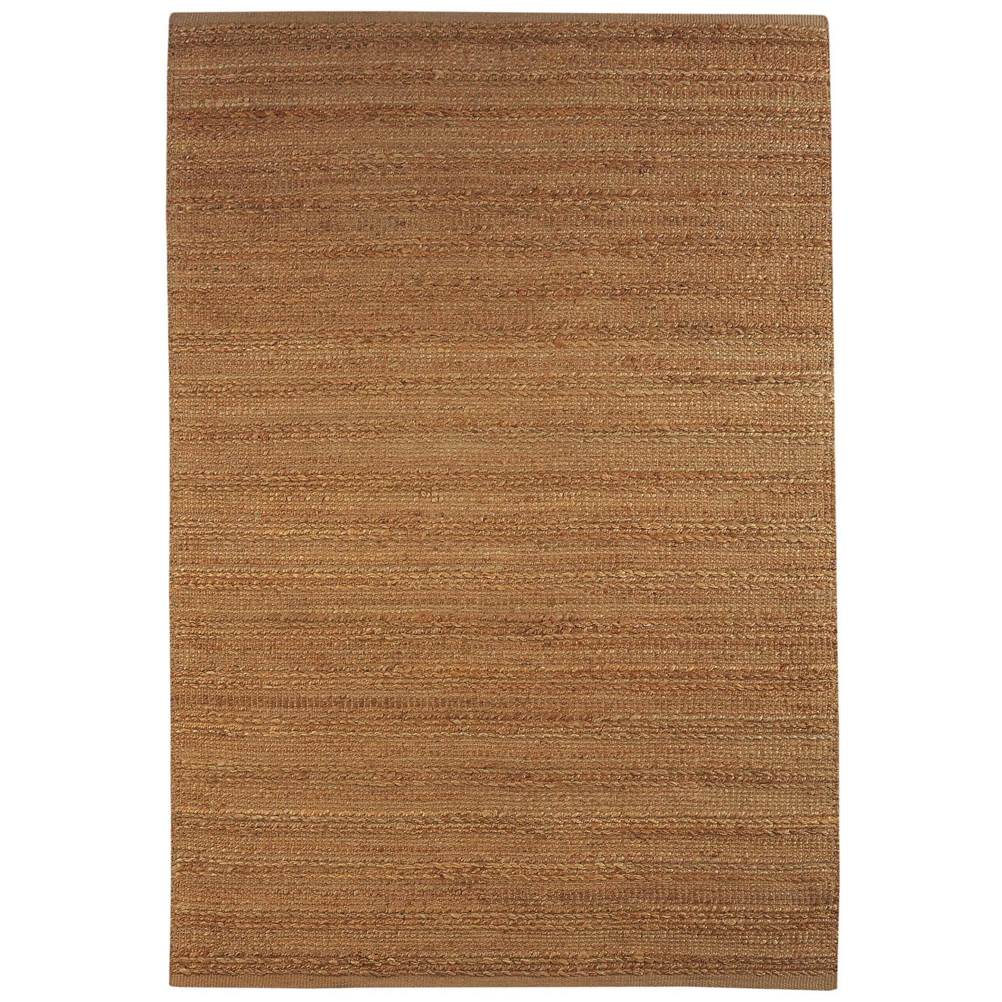 Green Abstract Hand Woven Non Skid Area Rug - 5' x 8'